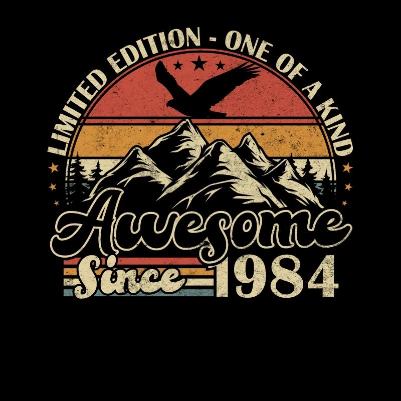 1984 Vintage Retro Geburtstagsgeschenk