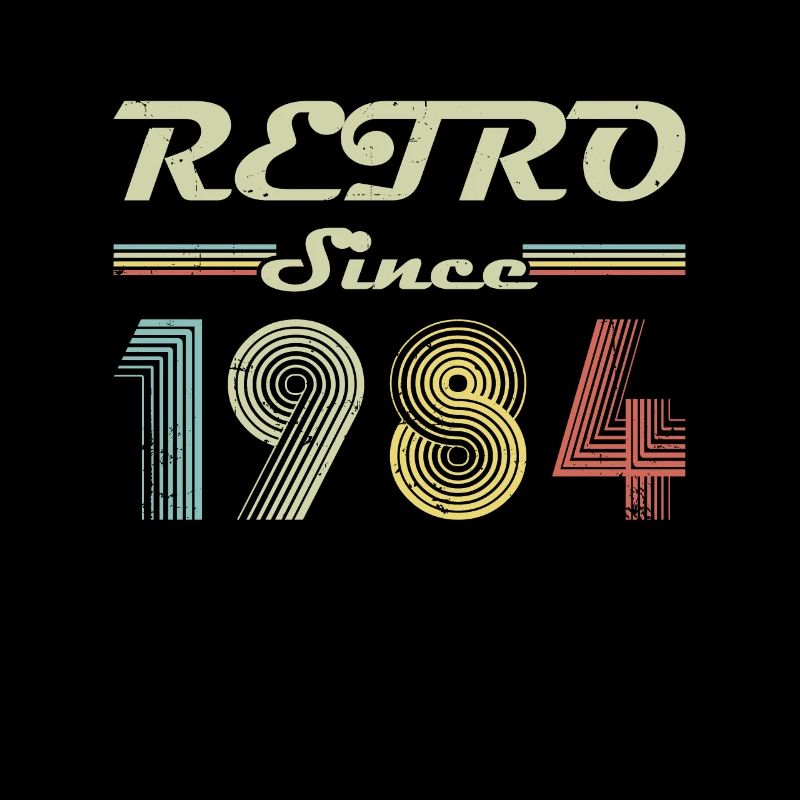 Retro seit 1984 Geburtstagsgeschenk