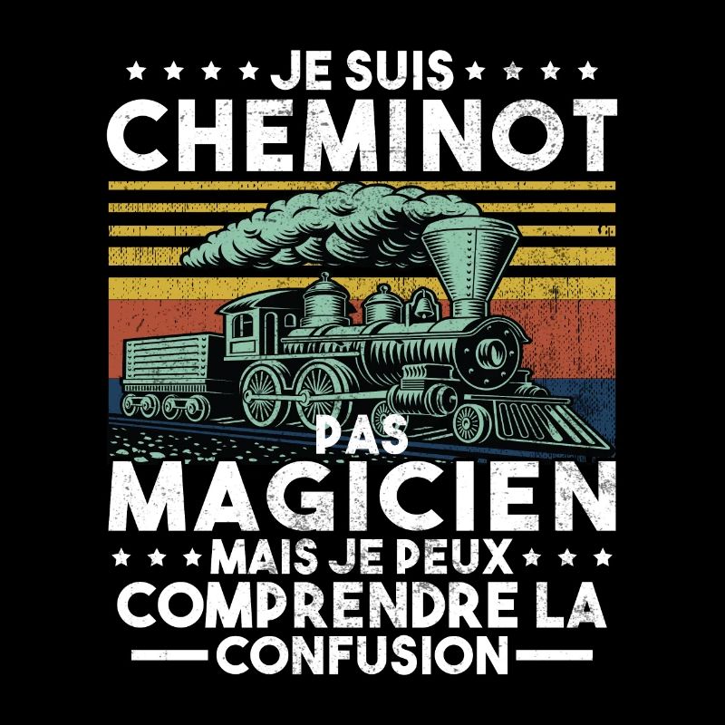 Cheminot Conducteur De Train Chemin De Fer