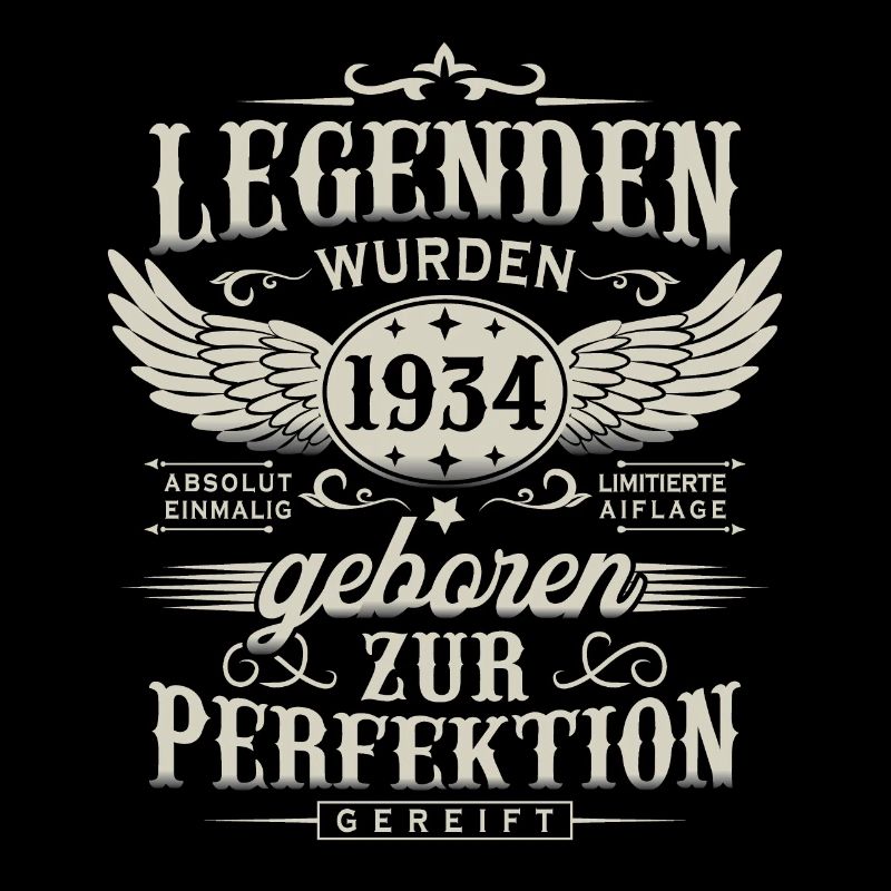 Legenden Wurden 1934 Geboren Geburtstag Geschenk