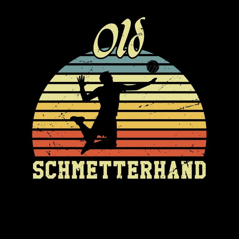 Volleyball Player Old Schmetterhand