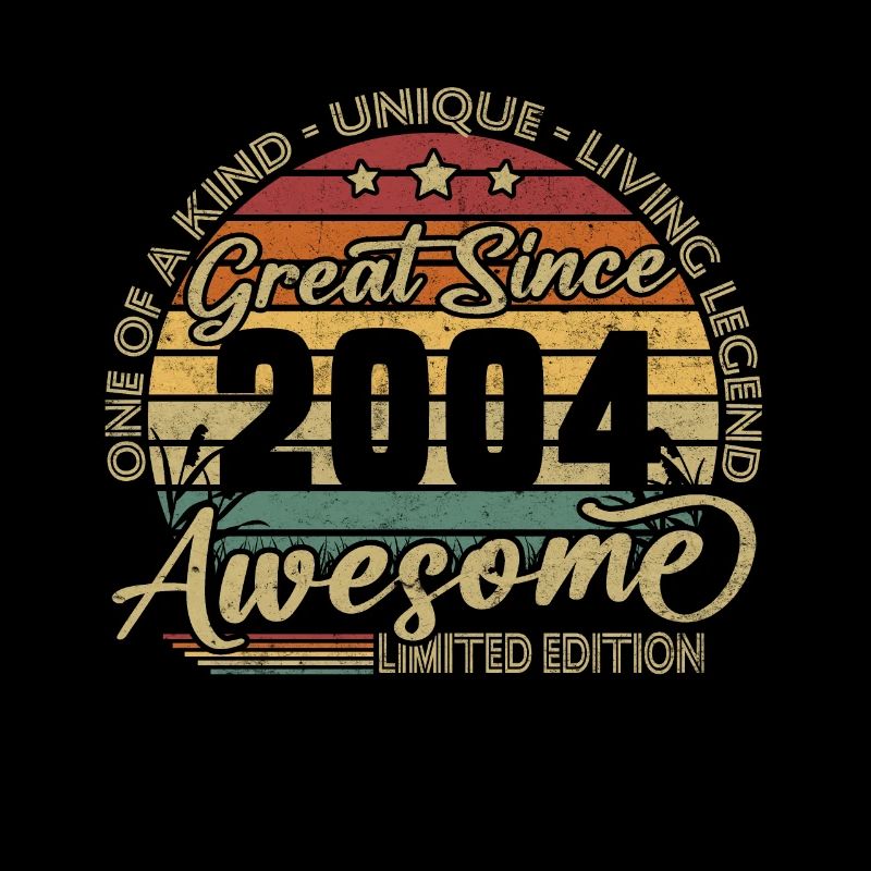 2004 Vintage Retro Jubiläumsgeschenk