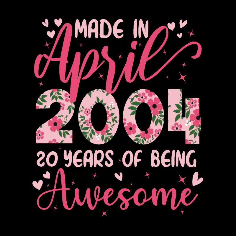 April 2004 20th Anniversary Gift for Girls