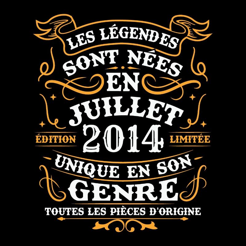 Vintage Juli 2014 Retro Geburtstagsgeschenk