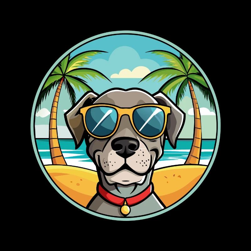Alte dänische Pointer Hunderasse Cartoon Sonnenbrille
