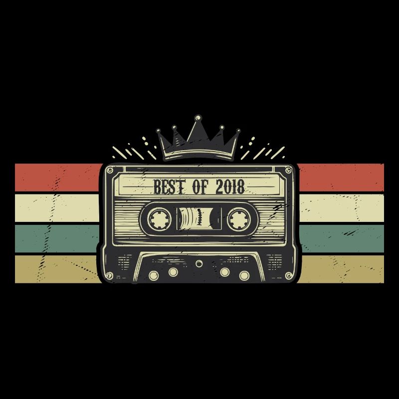Kassette 2018 - Born In 2018 Geburtstagsgeschenk
