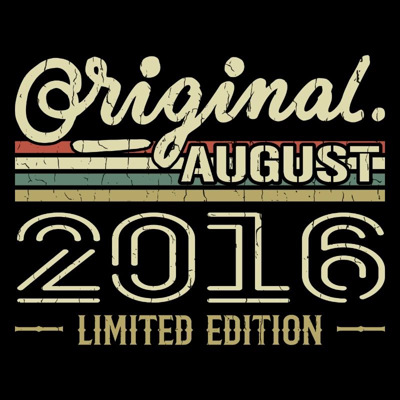 August 2016 Geburtstag August 2016 August 2016 Retro