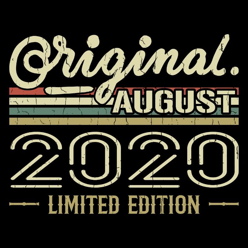 August 2020 Geburtstag August 2020 August 2020 Retro