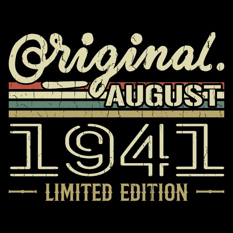August 1941 Geburtstag August 1941 August 1941 Retro