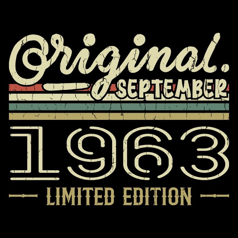 September 1963 Geburtstagsgeschenk September 1963