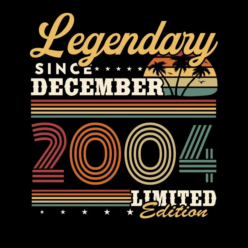 Legendary since December 2004 Vintage Birthday