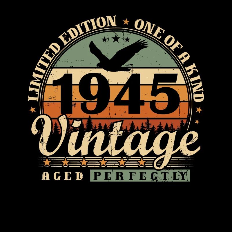 Born 1945 Vintage Birthday Gift