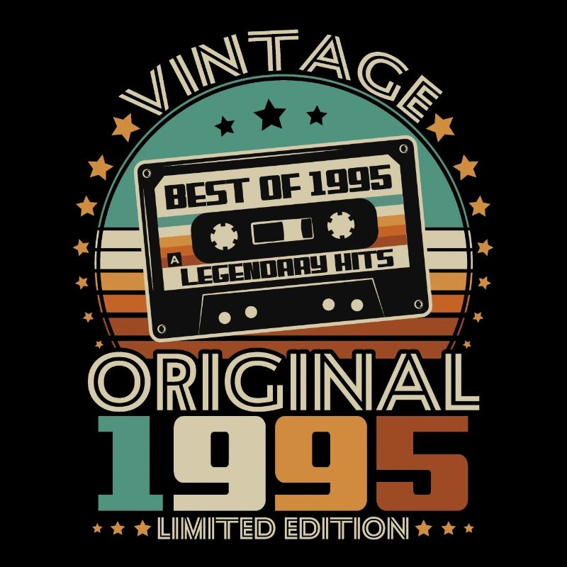 Original 1995 Vintage Retro Jubiläumsgeschenk