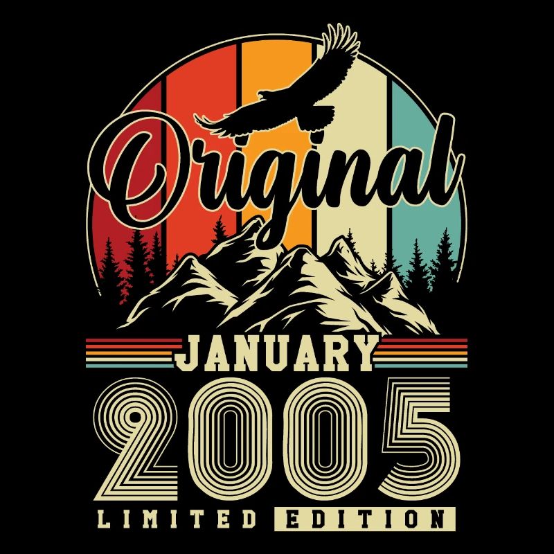 Original Janvier 2005 Vintage Anniversaire