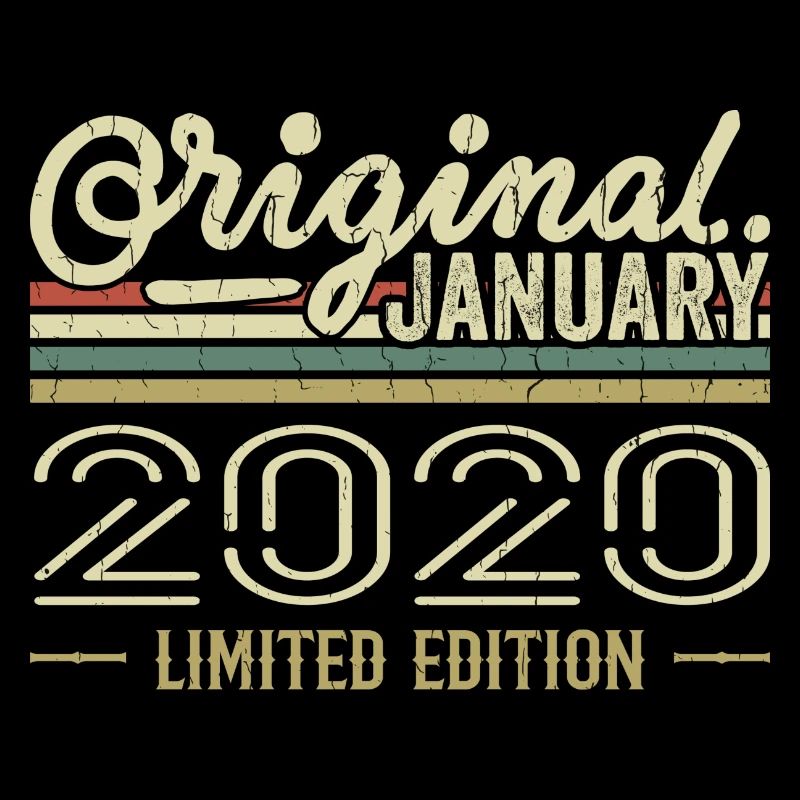 Janvier 2020 anniversaire Janvier 2020 cadeau 2020