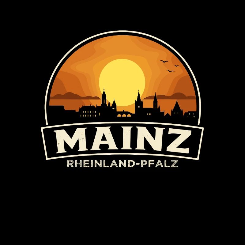 Coucher de soleil sur Mayence