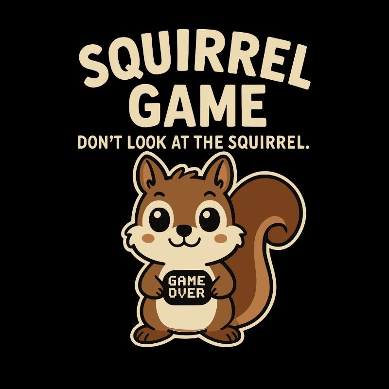 Eichhörnchen Lustiger Spruch game over