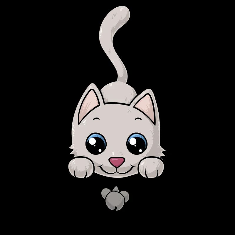 Süße Comic Katze