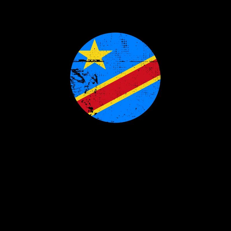RD Congo Vintage Drapeau Congolais Congolais