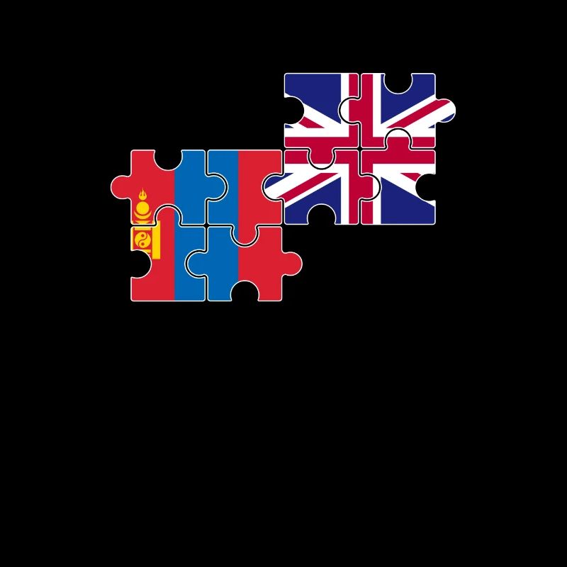 Mongolei UK Flagge Brite Mongole