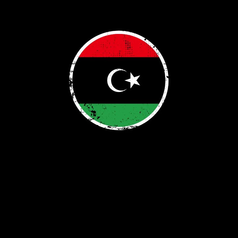 Libye Vintage drapeau libyen libyen