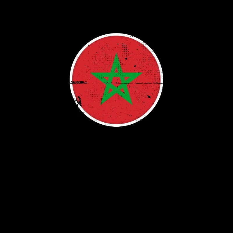 Morocco Vintage Moroccan Flag Moroccan
