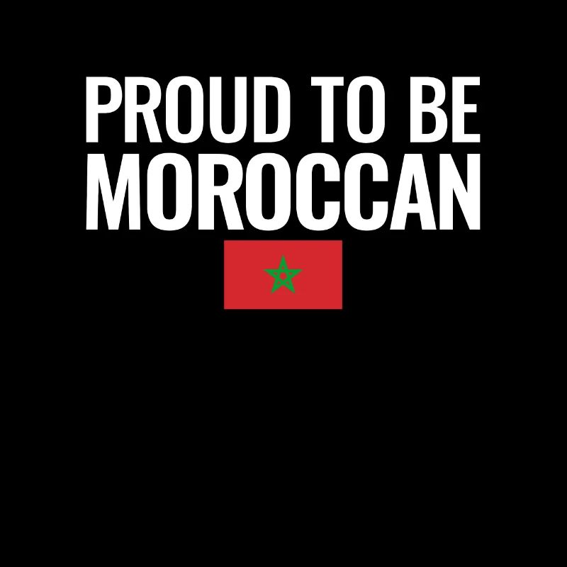Fier D’être Marocain Drapeau Marocain Marocain