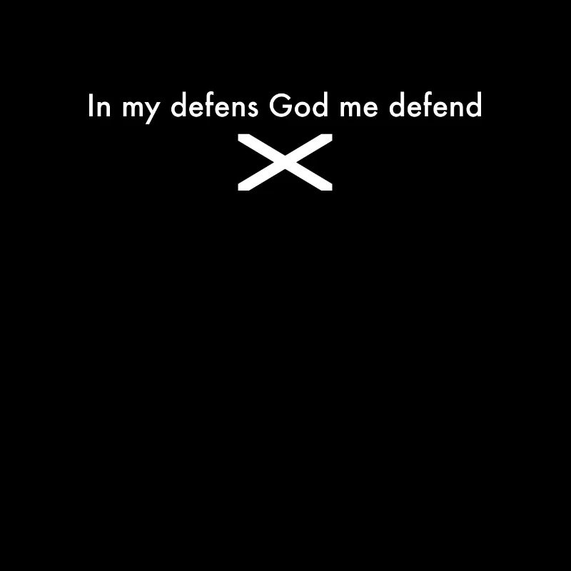 Dans mon Dieu défend le drapeau de l’Ecosse