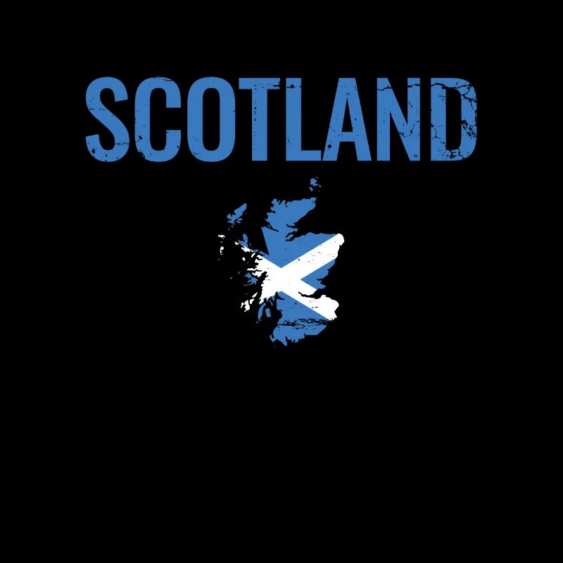 Ecosse Ecosse Vintage carte drapeau