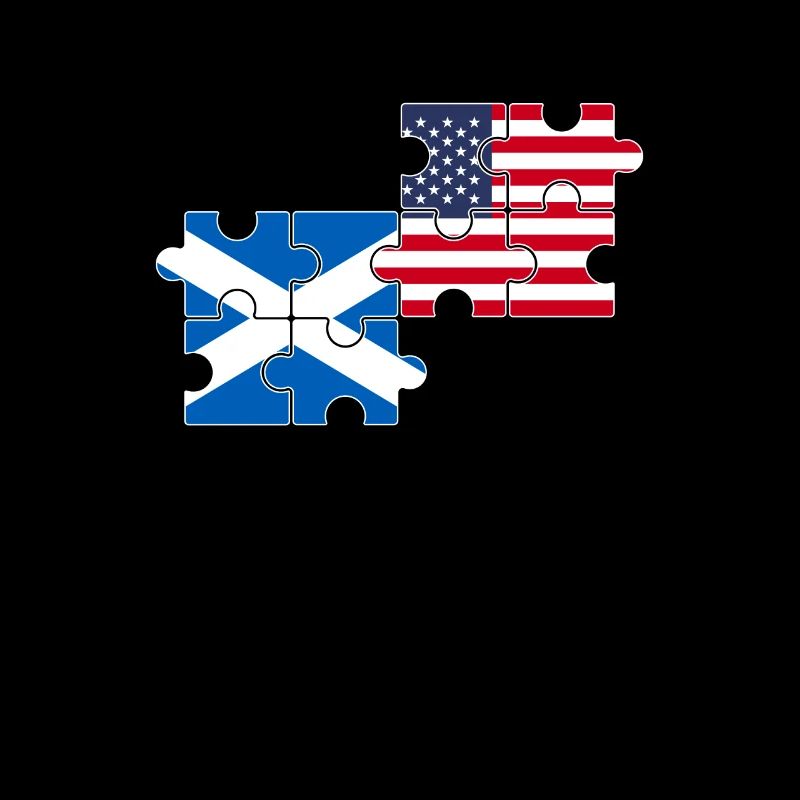 Ecosse, Etats-Unis, Drapeau, Américain, Ecossais