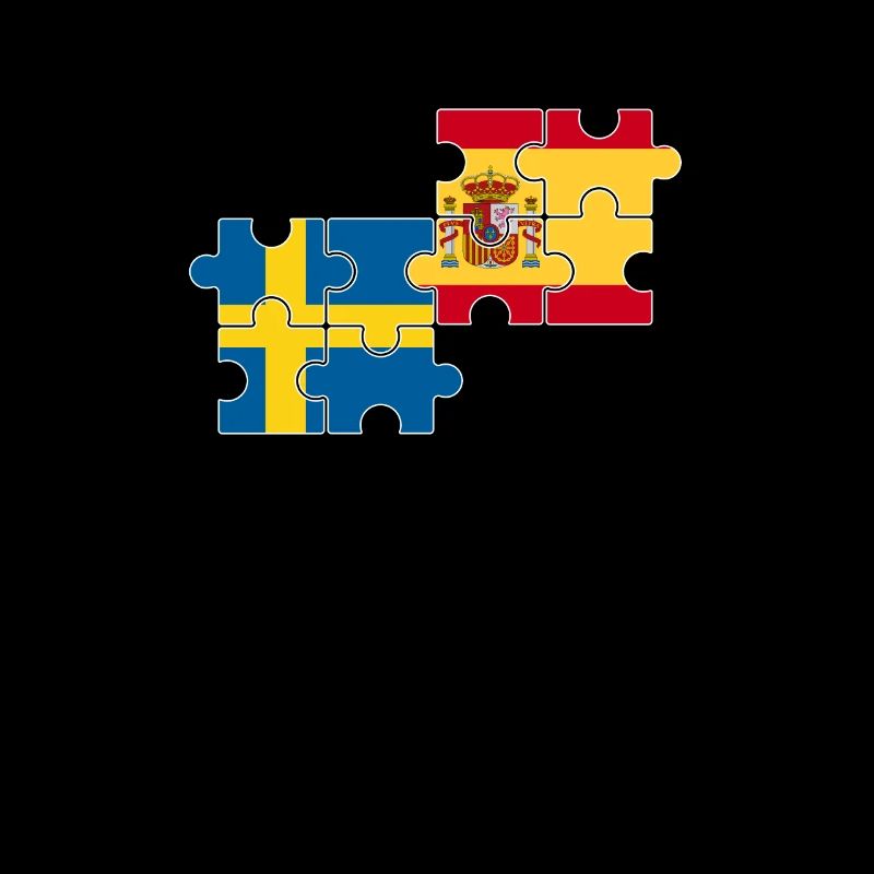 Schweden Spanien Flagge Spanier Schwede