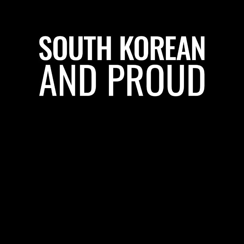 Sud-Coréen et fier de Corée du Sud