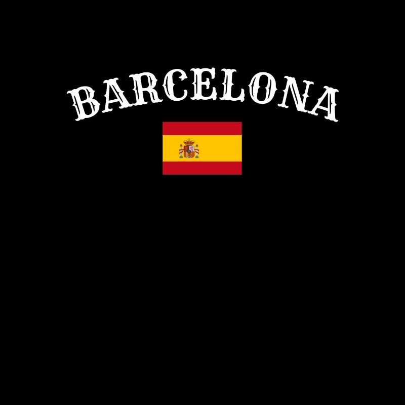 Barcelone, Espagne, Drapeau espagnol, Espagnols