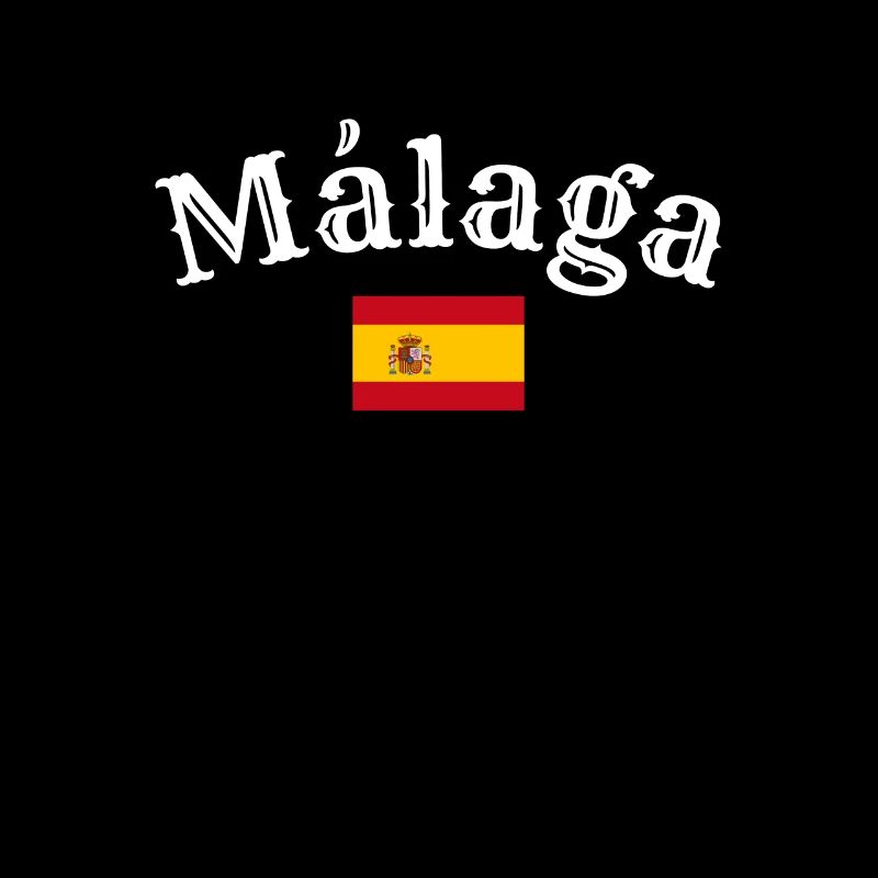 Malaga, Espagne, Drapeau espagnol, Espagnols