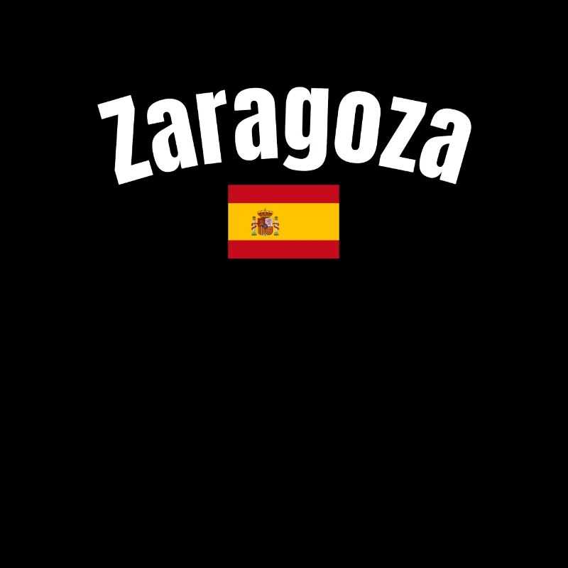 Zaragoza Spanien Spanische Flagge Spanier