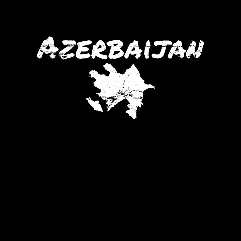 Azerbaijan Vintage Map Azerbaijan