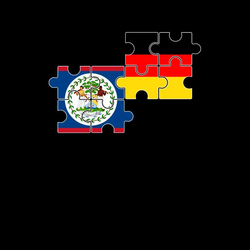 Belize Germany Flag Belizer
