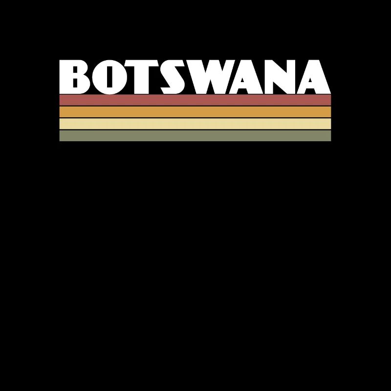 Botswana Botsuana Botsuanische Retro Botsuaner