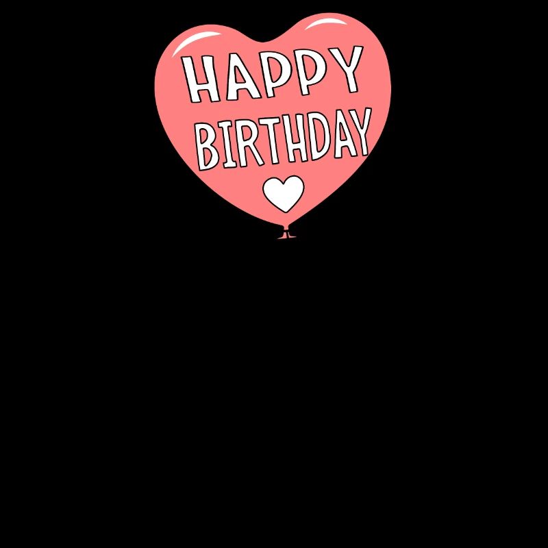 Ballon Joyeux anniversaire Rose