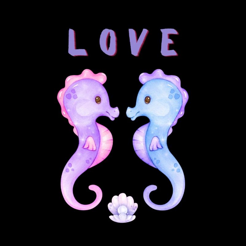 L O V E Seepferdchen