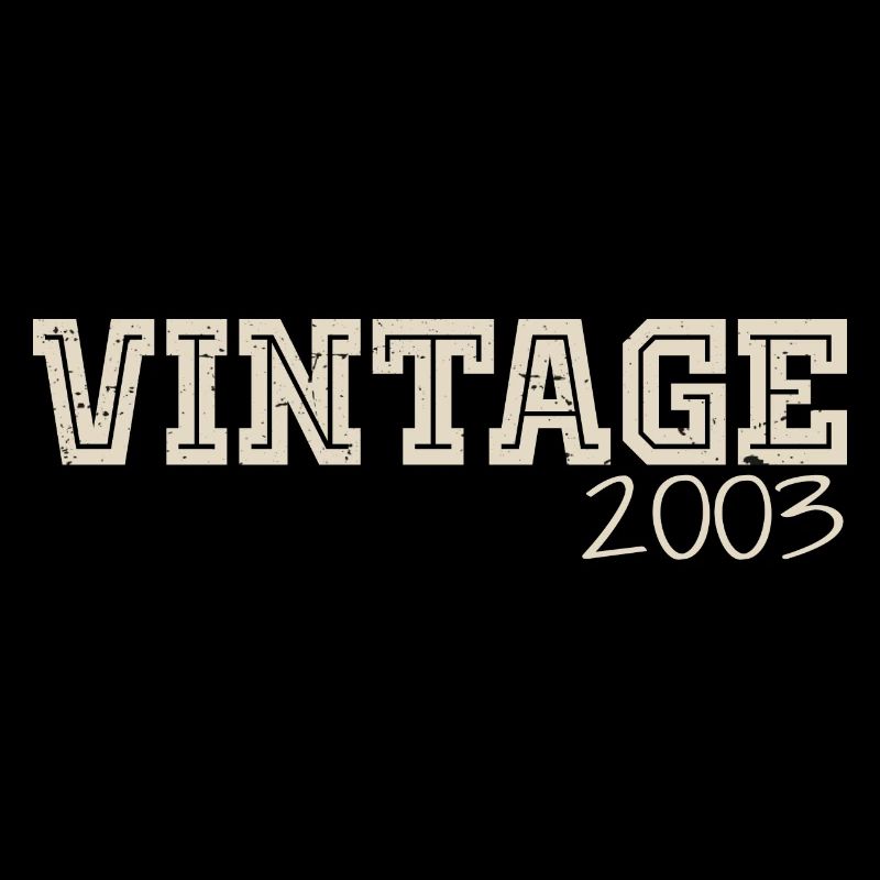 Vintage 2003 Original 2003 Retro 2003 Gift 2003