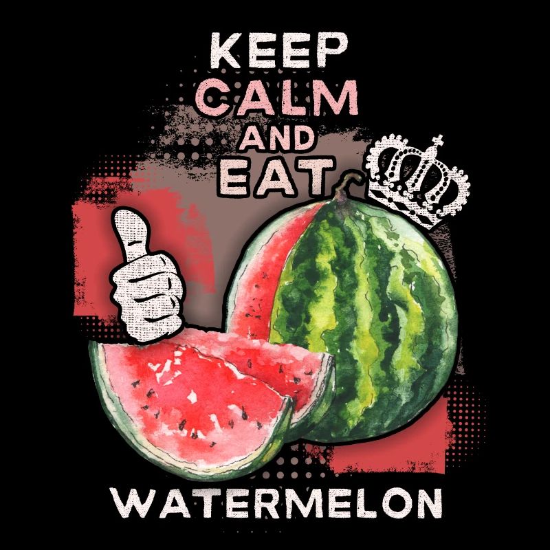 Pastèque drôle de dicton Eat-Watermelon