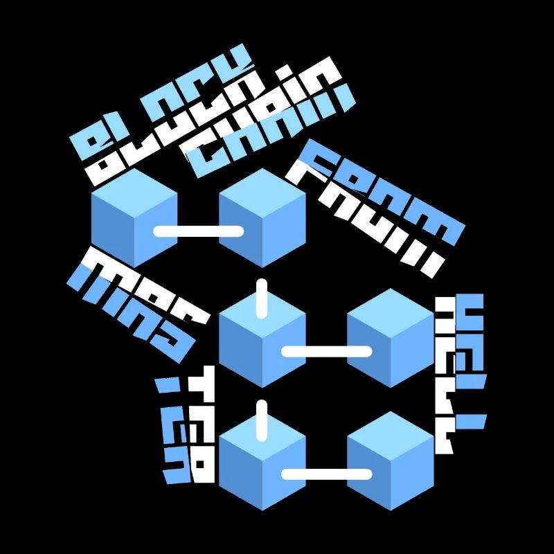 Blockchain-Master Block Chain lustiger Spruch