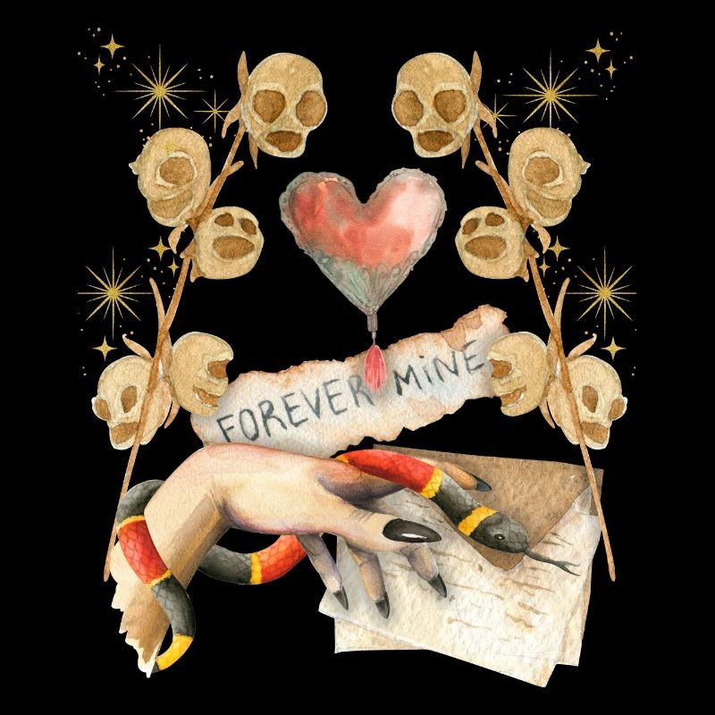 Gothic Skull Gothic-Valentine, Valentine's Day