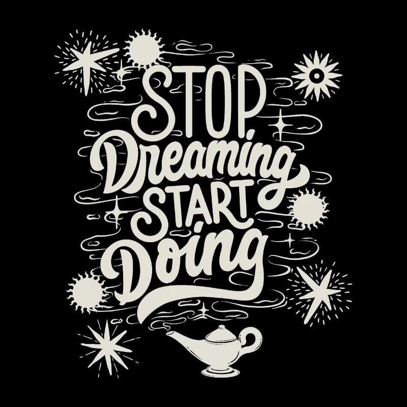 Motivation, slogan de motivation, typographie