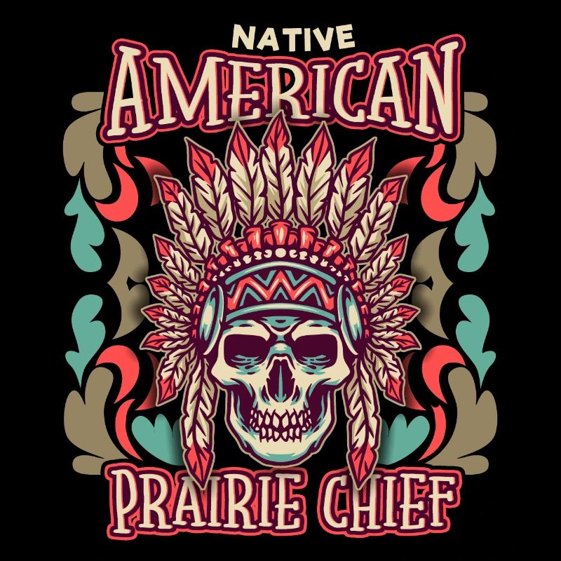 Skull Skull America Indian funny saying