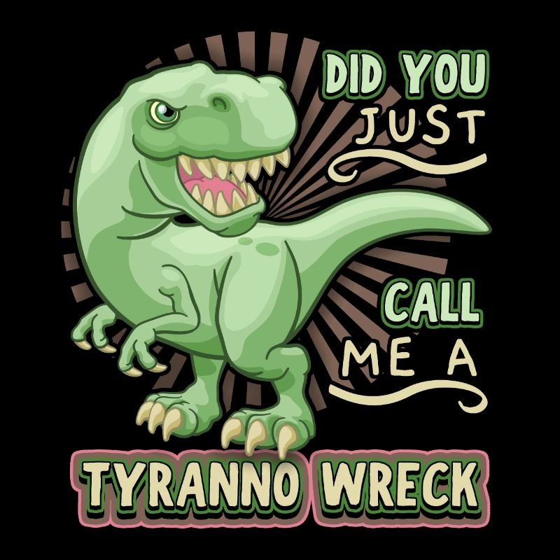 Lustiger Spruch T-Rex-Dino, Dinosaurier, Comic