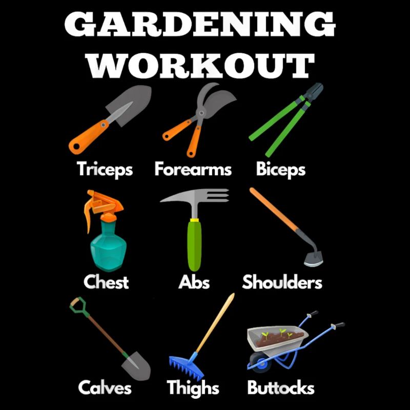 Funny Gardening Workout Tools