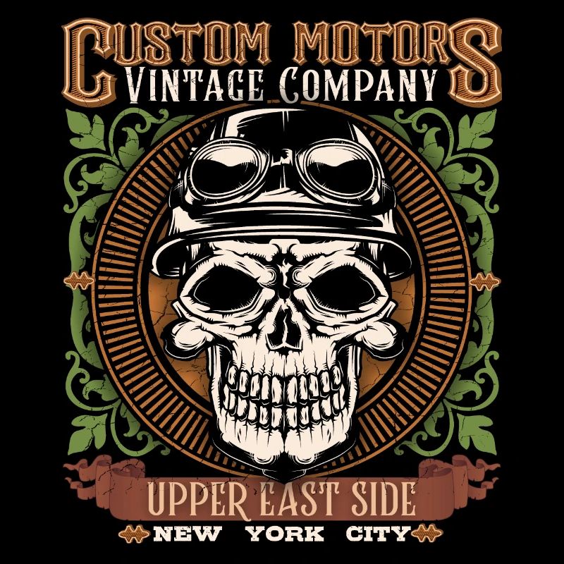 Motorcyclist Skull, Skull, Biker Saying