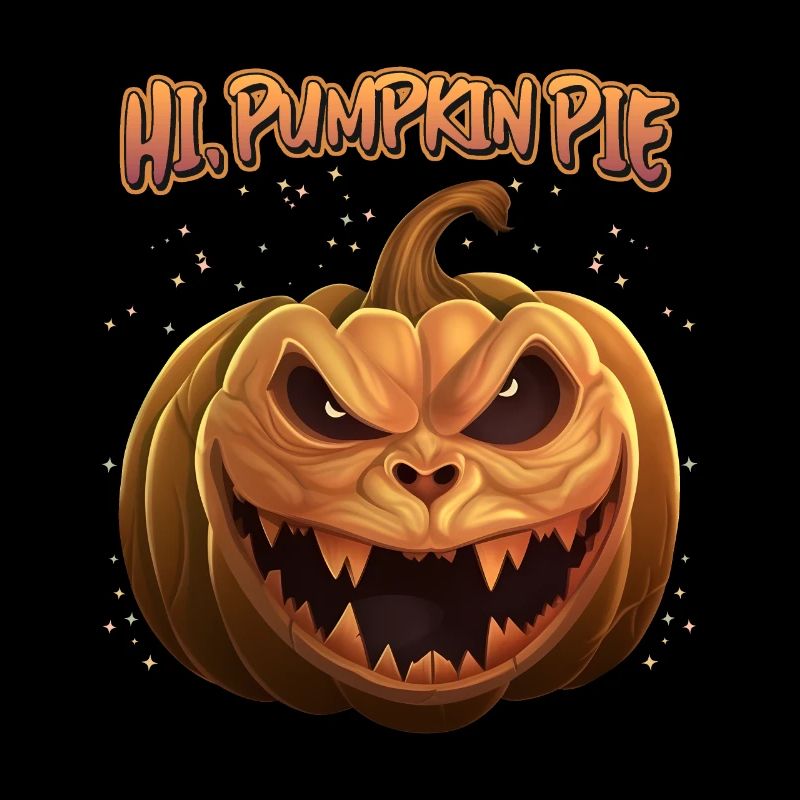 Lustiger Kürbis-Spruch, unheimlicher Pumpkin Pie